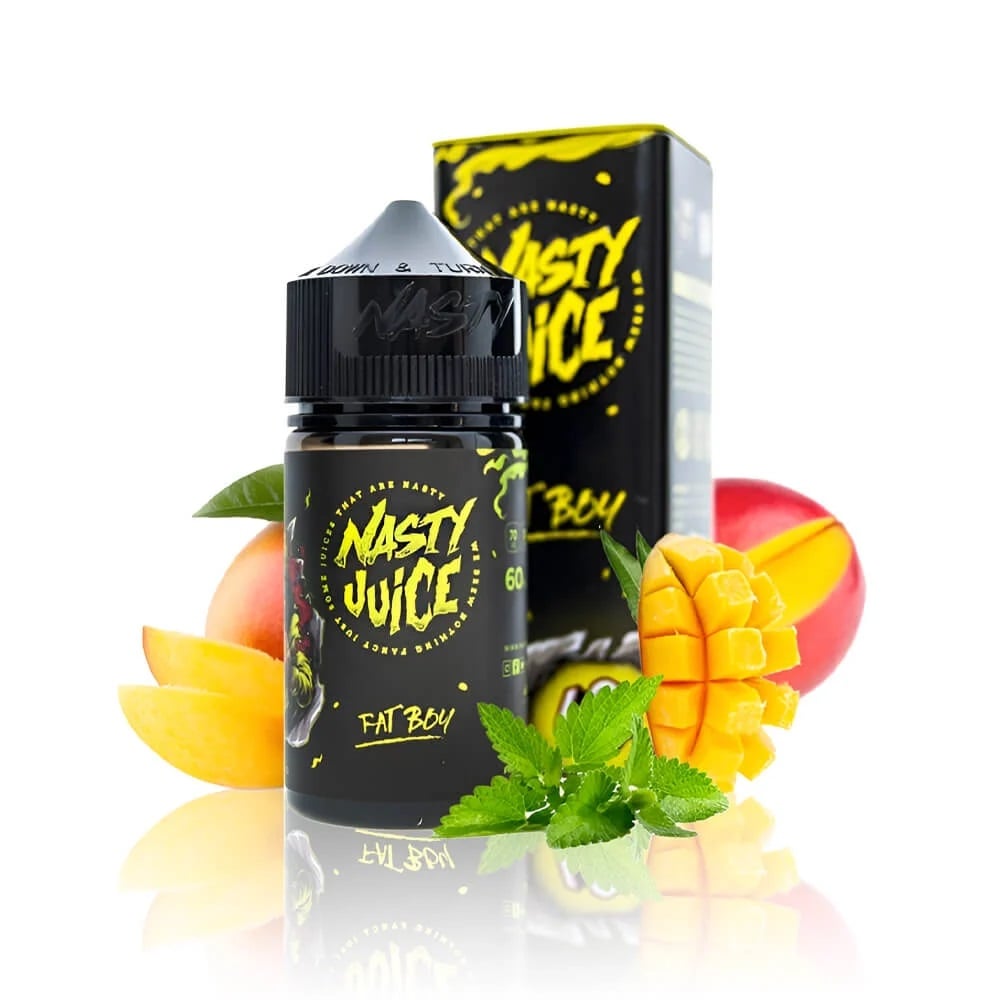 جویس-انبه-نعناء-نستی-nasty-fat-boy-e-juice