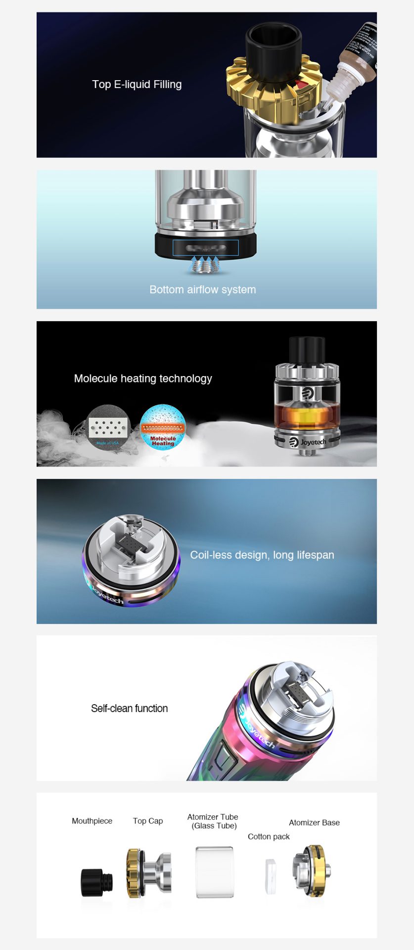 Joyetech Riftcore Solo Atomizer 3.5ml