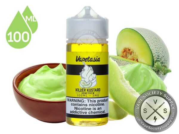 honey dew killer kustard vapetasia juice100 mil 3mg