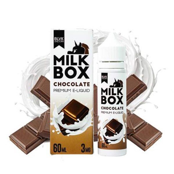 جویس بی ال وی کی شیر شکلات | e-juice BLVK Milk Box Chocolate - Image 3