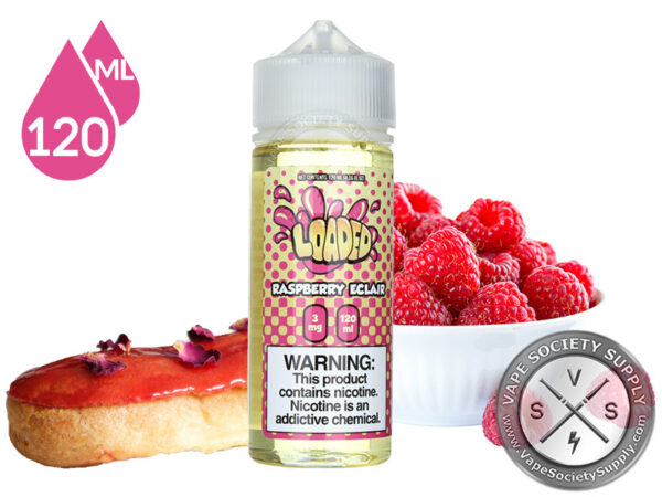 Loaded Raspberry Eclair
