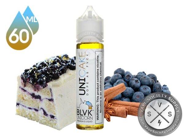 جویس بی ال وی کی کیک بلوبری  | e-juice BLVK UNICAKE - Image 4
