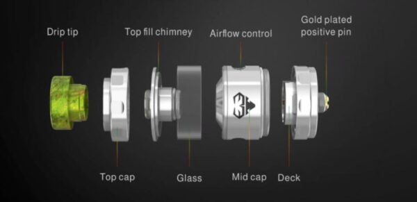 اتومایزر گیک ویپ بلیتزن آر تی ای | Geek Vape Blitzen RTA - Image 2
