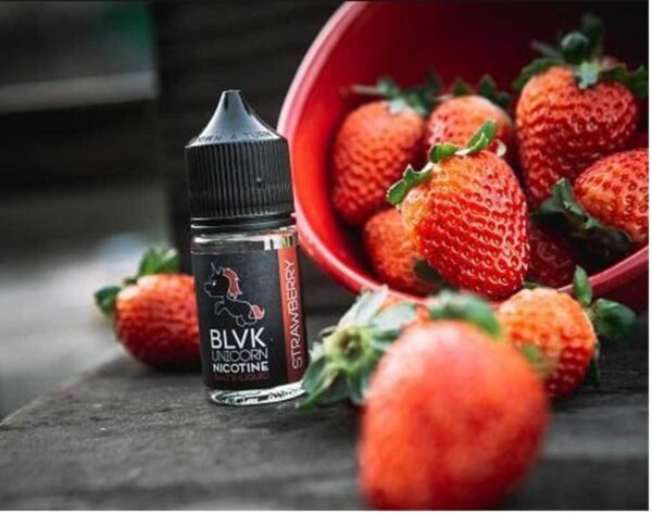 جویس سالت توت فرنگی بی ال وی کی | BLVK unicorn strawberry saltnic - Image 2