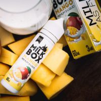 ایجوس بی ال وی کی شیر انبه | e-Juice Blvk Milk Box Mango