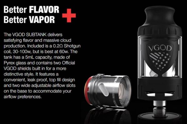 اتومایزر ویگاد پرو ساب تانک | Vgod Pro Subtank Atomizer 5ml - Image 3