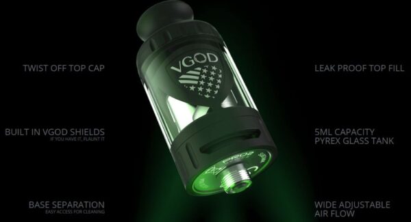اتومایزر ویگاد پرو ساب تانک | Vgod Pro Subtank Atomizer 5ml - Image 2