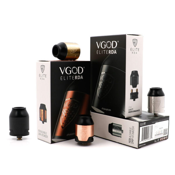 اتومایزر ویگاد الایت آر دی ای مشکی | Vgod Elite RDA Atomiser - Image 2