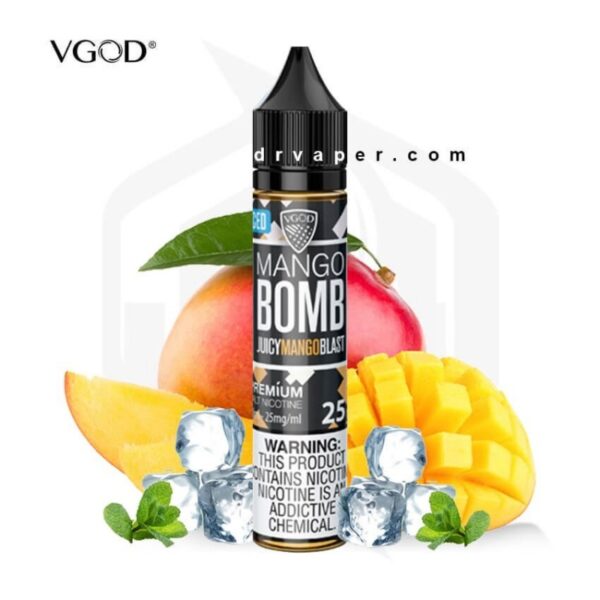 سالت ویگاد انبه یخ | Vgod Mango Bomb Ice Saltnic - Image 2