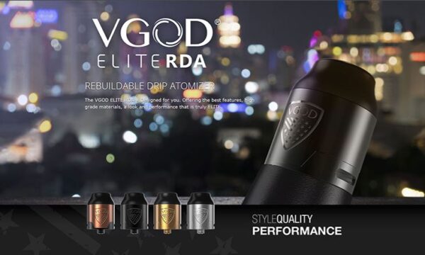 اتومایزر ویگاد الایت آر دی ای مشکی | Vgod Elite RDA Atomiser
