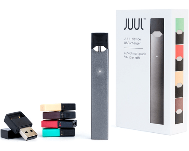 بسته بندی و طراحی JUUL