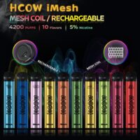 پاد سیستم یکبار مصرف HCOW قابل شارژ 4000 پاف