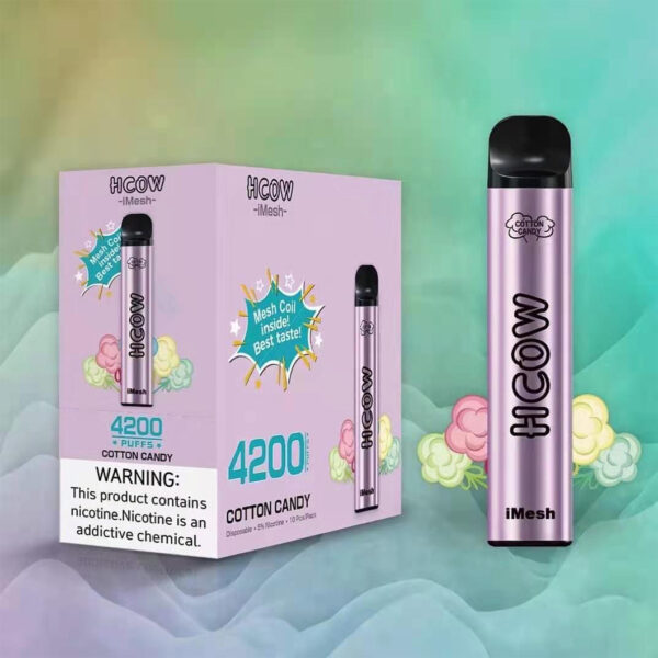 پاد سیستم یکبار مصرف HCOW قابل شارژ 4000 پاف