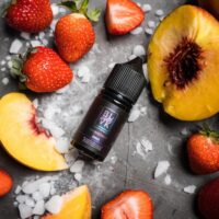 جوس سالت توت فرنگی هلو یخ بی ال وی کی | Blvk Berry Peach Ice Saltnic