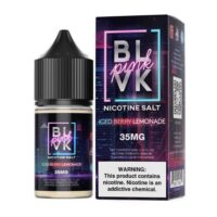 جوس سالت توت فرنگی لیموناد یخ بی ال وی کی | Blvk Berry Lemonade Ice