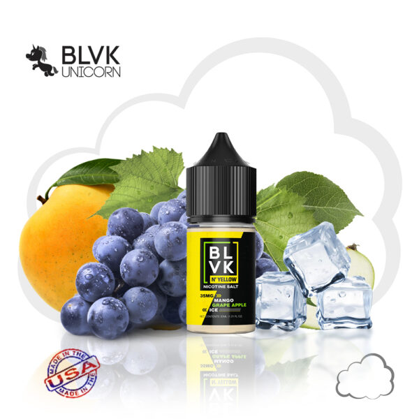جوس سالت انبه انگور سیب یخ | Blvk Mango Grape Apple Ice Saltnic