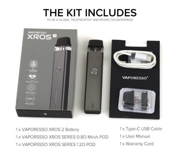 پاد سیستم اکسراس 2 ویپرسو | VAPORESSO XROS 2 POD SYSTEM