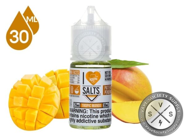 سالت نیکوتین انبه آی لاو سالت | I Love Salts Tropic mango salt nic 1 سالت نیکوتین انبه آی لاو سالت | I Love Salts Tropic mango salt nic