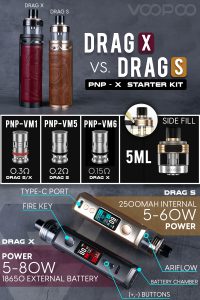ویپ درگ اس پی ان پی - ایکس | VOOPOO Drag S PNP-X