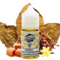 سالت تنباکو کارامل بازوکا | Bazooka Tobacco Gold Salt Nic