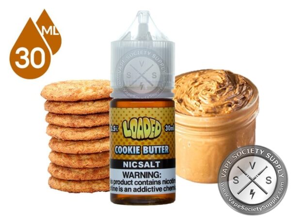 سالت کوکی کره ای لودد | loaded Cookie Butter Salt nic