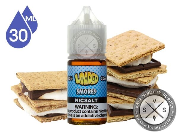 سالت بیسکوییت مارشمالو لودد | Loaded Smores Salt nic 1 سالت بیسکوییت مارشمالو لودد | Loaded Smores Salt nic