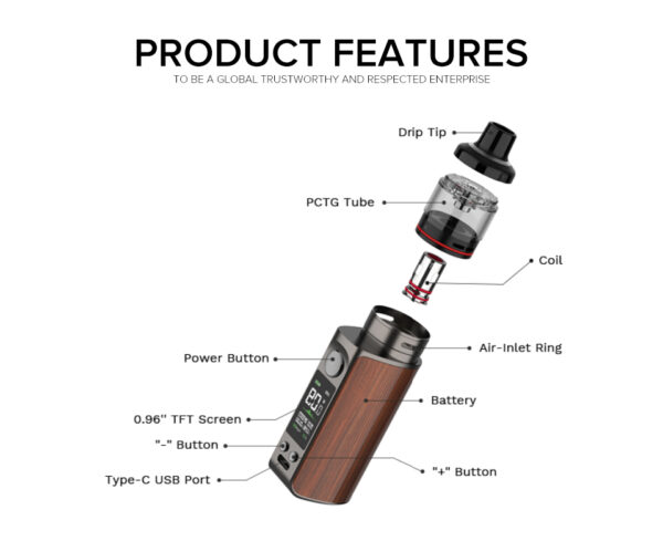 پاد ماد لوکس 80 ویپرسو | Vaporesso Luxe 80 Pod Mod