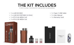 پاد ماد لوکس 80 ویپرسو | Vaporesso Luxe 80 Pod Mod