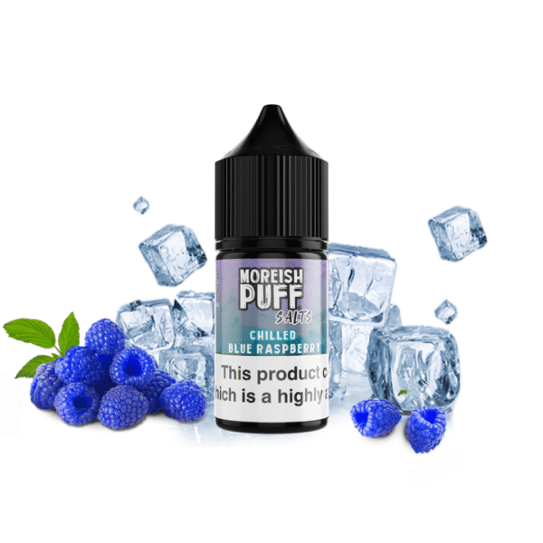 سالت نیکوتین بلوبری یخ موریش | Moreish Blue Raspberry Chilled Salt