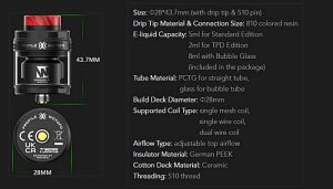 اتومایزر پروفایل ایکس آر تی ای وتوفو | Wotofo Tank Profile X RTA