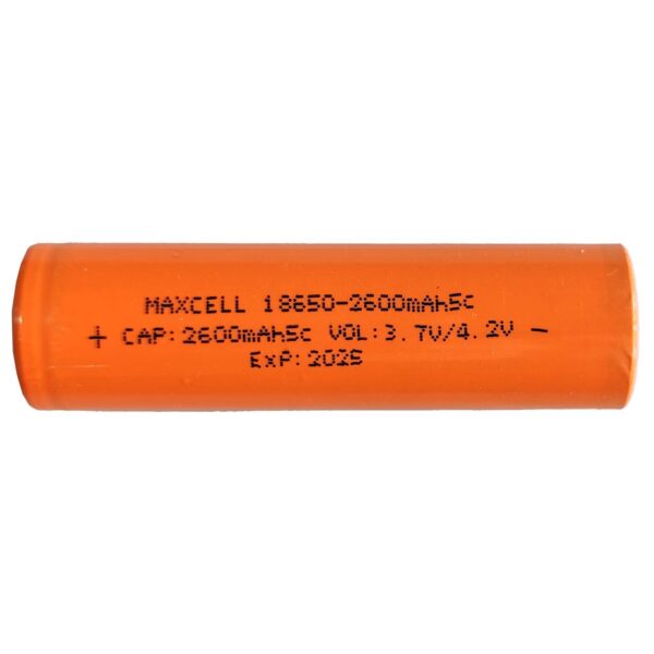 باتری 18650 مکس سل 2600 میلی آمپر بر ساعت | Maxcell 18650 - 2600 mAh