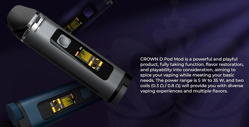 پاد-ماد-کرون-دی-یوول-Uwell-Crown-D-Pod-Mod