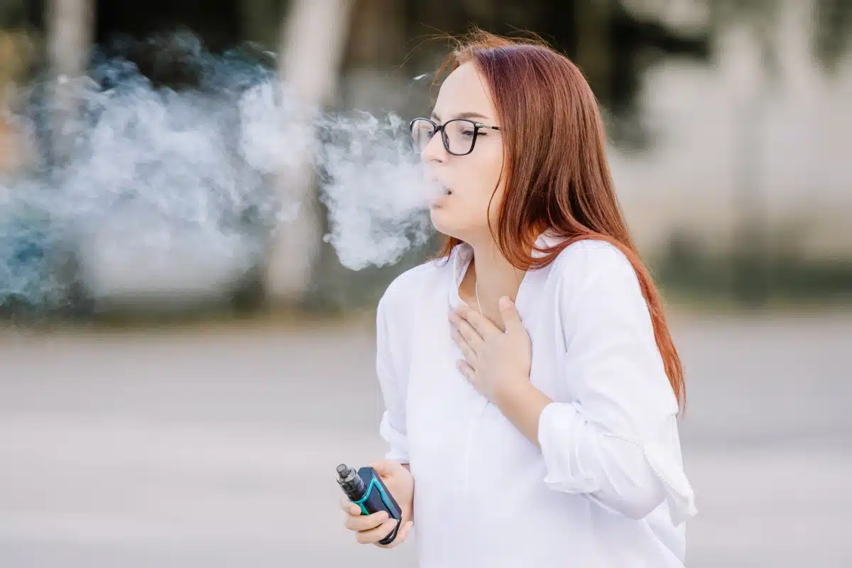 سرفه کردن هنگام استفاده از ویپ