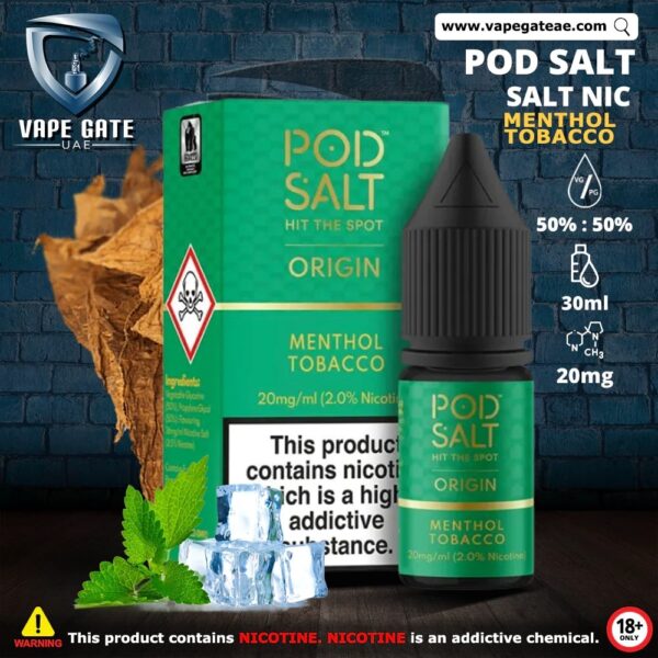 جوس-سالت-نیکوتین-تنباکو-نعنا-پاد-سالت-pod-s