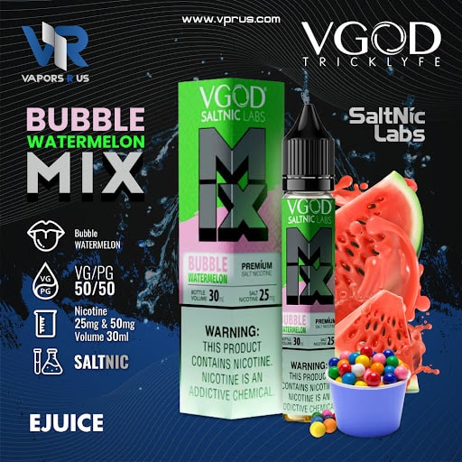 سالت-آدامس-هندوانه-یخ-ویگاد-vgod-mix-bubble