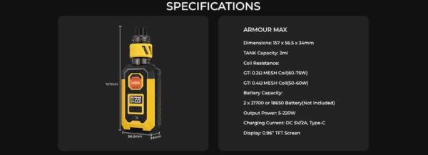 ویپ-آرمور-مکس-ویپرسو-vaporesso-armour-max
