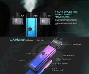 پاد-ماد-کرون-اس-یوول-uwell-crown-s