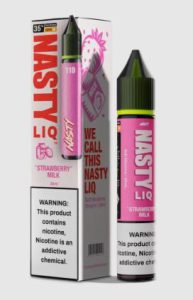 جویس-سالت-شیر-توت-فرنگی-نستی-nasty-liq-stra