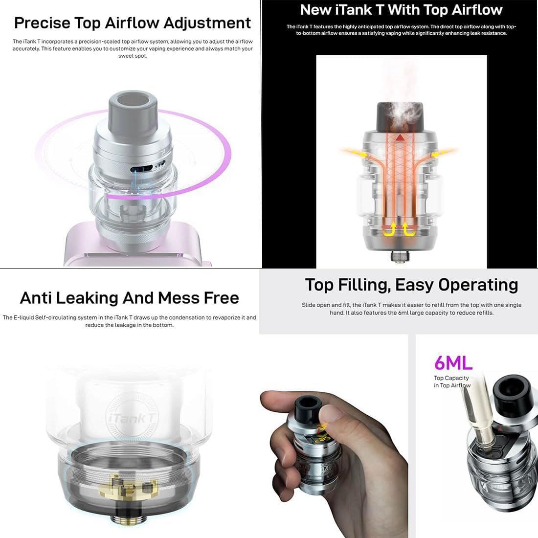 تاثیرات تنظیم دریچه هوا ویپ Air Flow در دمای بخار ویپینگ 