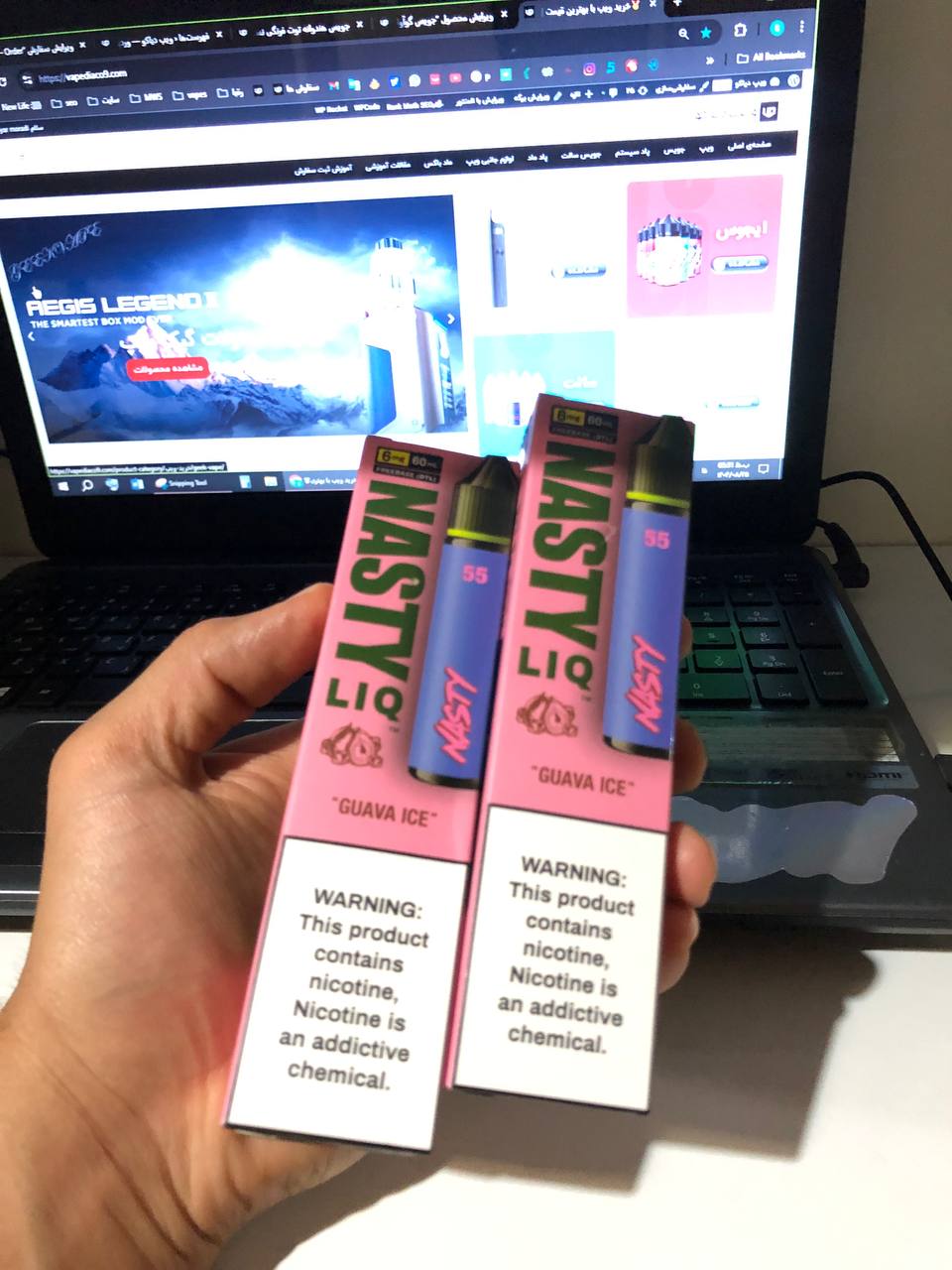 جویس-گوآوا-یخ-نستی-nasty-liq-quava-ice-juic