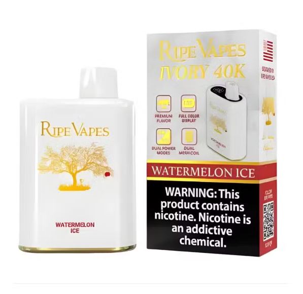 پاد 40000 پاف آیوری رایپ وپیز | Ripe Vapes IVORY 40000 Puffs Disposable Pod 3 پاد-40000-پاف-آیوری-رایپ-وپیز-ripe-vapes-iv