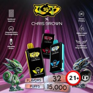 پاد یکبار مصرف 15 هزار پاف کریس براون | Chris brown disposable pod 15k 8 پاد-یکبار-مصرف-15-هزار-پاف-کریس-براون-chris