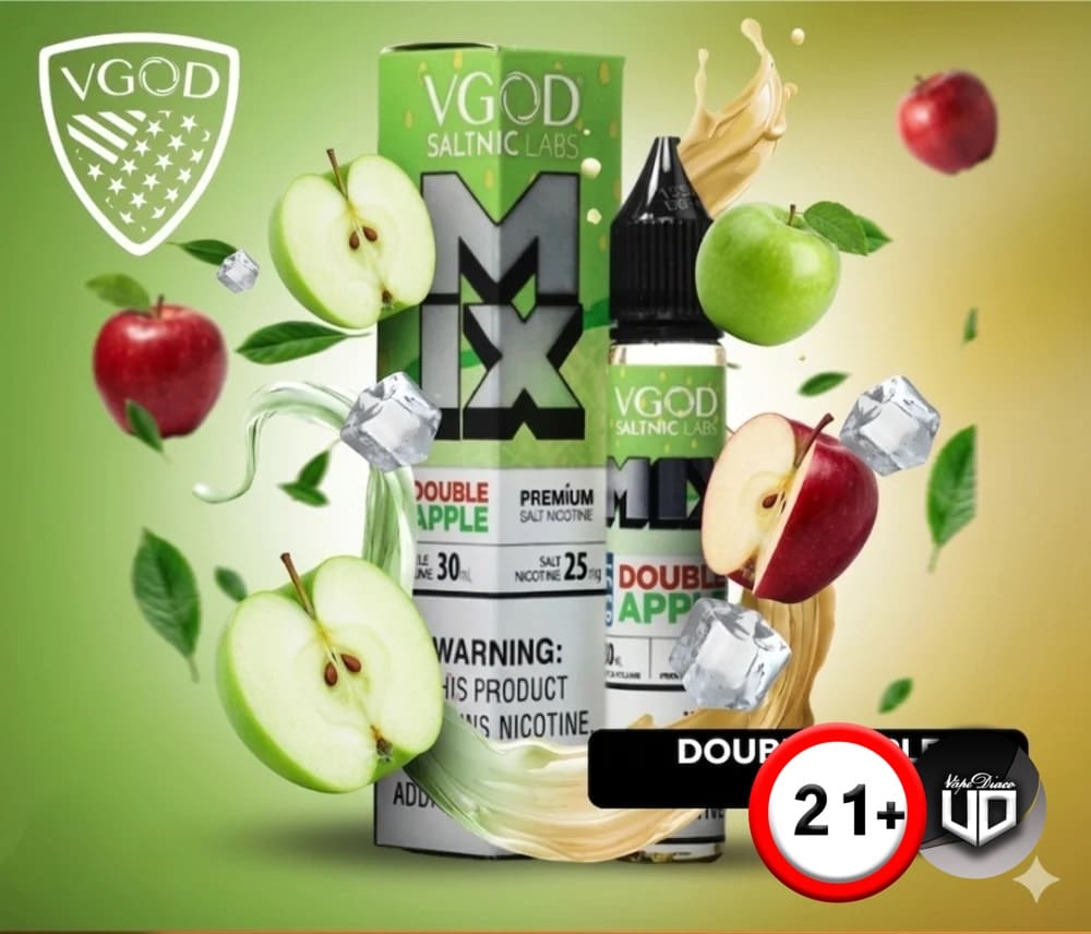 سالت دوسیب یخ ویگاد | Vgod MIX Double Apple Iced Saltnic 3 سالت-دوسیب-یخ-ویگاد-vgod-mix-double-apple-i (4)