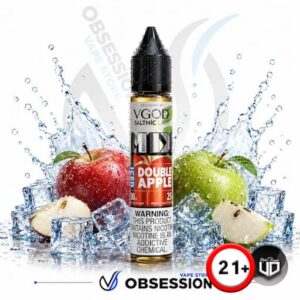 سالت دوسیب یخ ویگاد | Vgod MIX Double Apple Iced Saltnic 5 سالت-دوسیب-یخ-ویگاد-vgod-mix-double-apple-i