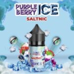 سالت بلوبری تمشک پاستیل یخ کلود بریکرز | Cloud Breakers Purple Berry Ice SaltNic - تصویر 4