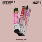 جویس سالت شیر توت فرنگی نستی | Nasty Liq Strawberry Milk Saltnic - تصویر 2