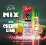 سالت گیلاس لیمو یخ ویگاد | Vgod Mix Cherry Lime Iced Salt Nic - تصویر 3