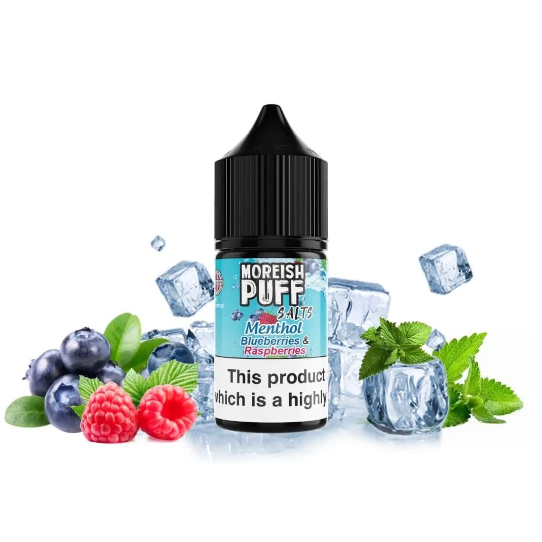 Blueberry-Raspberry-Menthol-min.jpg جویس سالت بلوبری رزبری نعنا موریش | Moriesh Blueberries Raspberries Menthol Salt Nic - تصویر 1