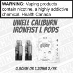 کارتریج کالیبرن آیرون فیست ال یوول | Uwell Caliburn & IRONFIST L Refillable Pod - تصویر 2