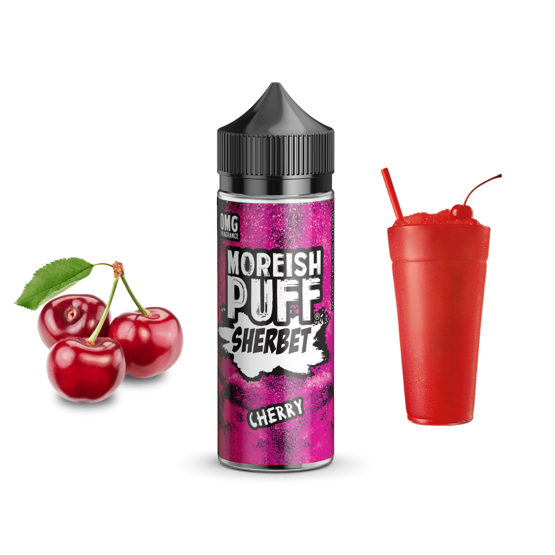 Cherry-Sherbet.png جویس شربت آلبالو مویش | MOREISH VAPESTA SHERBET CHERRY JUICE - تصویر 1